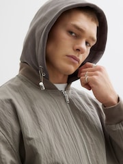 River Island Hooded Bomber Jacket - Bild 4 von 4