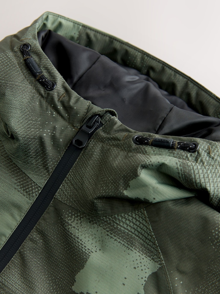 Green Camouflage Waterproof Bomber Jacket (3-16yrs) - Image 10 of 10