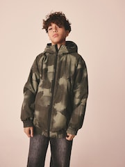 Green Camouflage Waterproof Bomber Jacket (3-16yrs) - Image 3 of 10