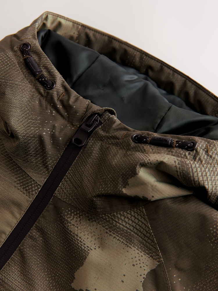 Green Camouflage Hooded Waterproof Jacket (3-17yrs) - Image 9 of 9