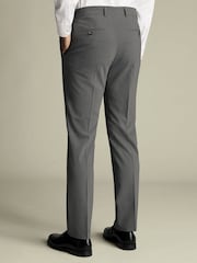 Charles Tyrwhitt Grey Wool Smart Trousers - Image 2 of 6