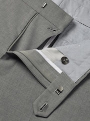 Charles Tyrwhitt Grey Wool Smart Trousers - Image 6 of 6