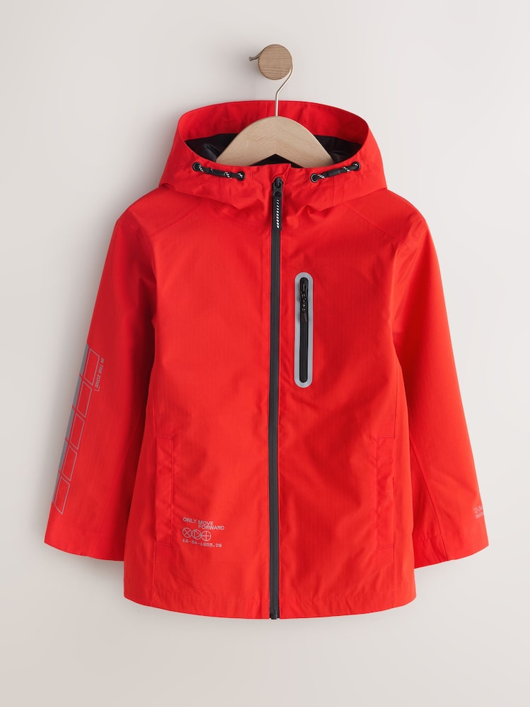 Red Waterproof Anorak Jacket (3-16yrs) - Image 1 of 10