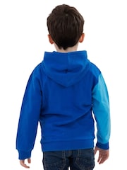 Character Blue Peppa Pig George Pig And Dinosaur Zip-Up 100% Cotton Hoodie - Image 10 of 12