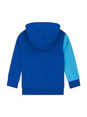 Character Blue Peppa Pig George Pig And Dinosaur Zip-Up 100% Cotton Hoodie - Image 4 of 12