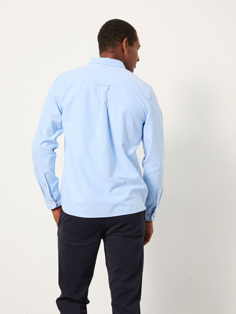 FatFace Oxford Blue Long Sleeve Shirt - Image 2 of 5