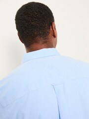 FatFace Oxford Blue Long Sleeve Shirt - Image 3 of 5