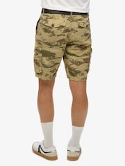 Superdry Brown 100% Cotton Parachute Light Shorts - Image 12 of 13