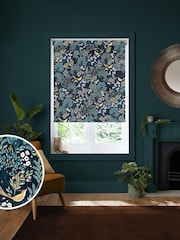 Sara Miller Teal Songbird Made to Measure Roller Blind - Image 1 of 6