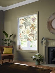 Sara Miller Light Stone Natural Palm Garden Made to Measure Roller Blind - Image 2 of 6