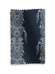 Sara Miller Petrol Blue Peacock Filigree Made to Measure Roller Blind - Image 6 of 6