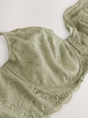 Green F-K Ultimate Support Lace Non Pad Full Cup Bra - Image 9 of 10