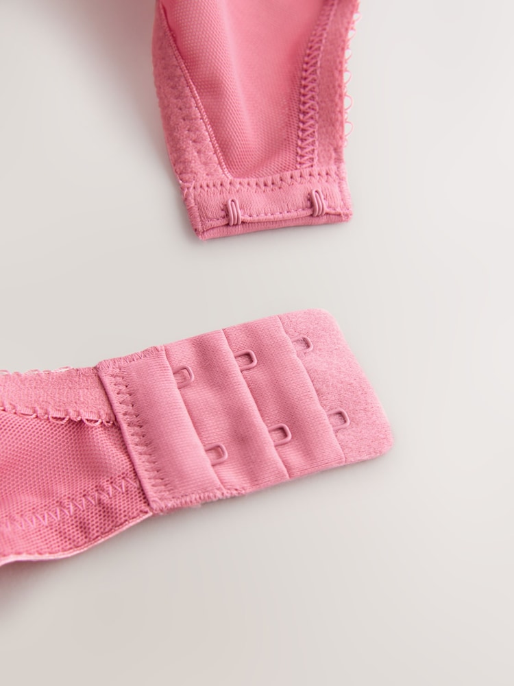 Nyeusi/Pink - DD+ Lace Bras 2 Pakiti - Picha 12 kati ya 12