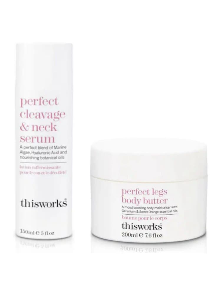 This Works Perfect Cleavage & Neck Serum 150ml & Body Butter 200ml Gift Set (Worth £68) - Image 1 of 1