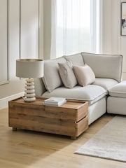 Bronx Dark Oak Effect Alba Crosby Modular Side Table - Image 1 of 9