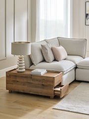 Bronx Dark Oak Effect Alba Crosby Modular Side Table - Image 2 of 9