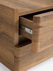 Bronx Dark Oak Effect Alba Crosby Modular Side Table - Image 9 of 9