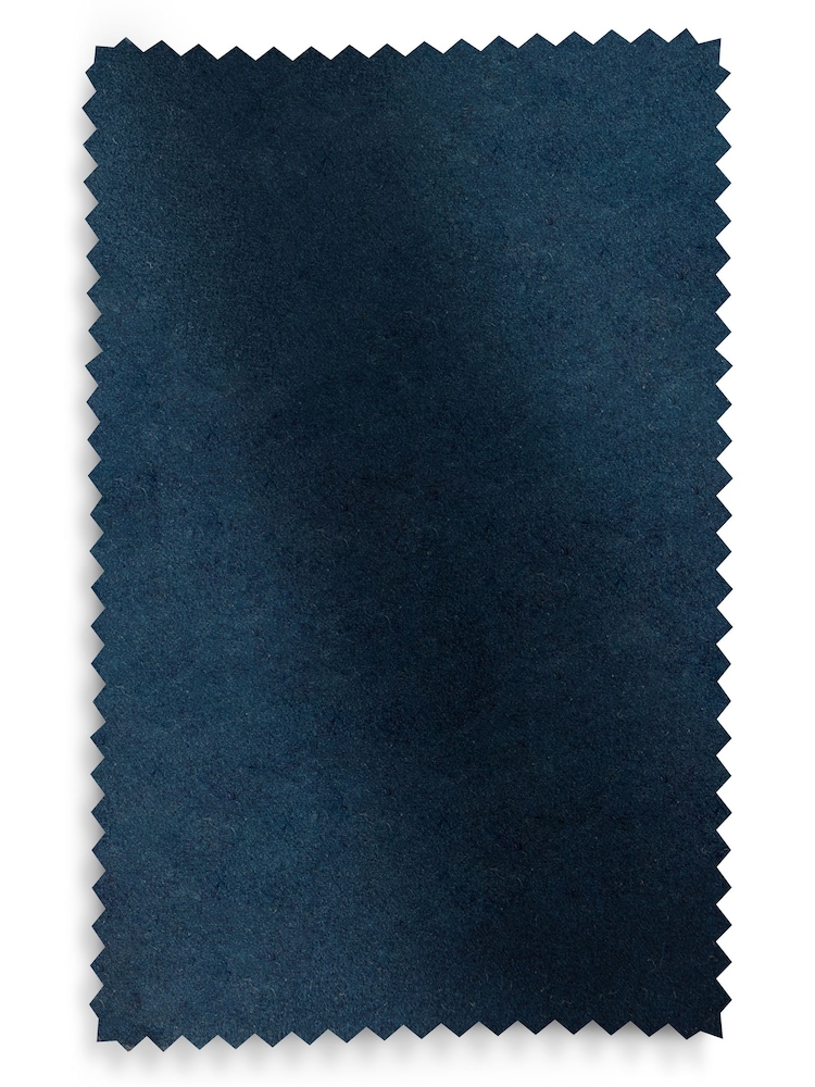 Soft Velvet Navy Blue Wilson Storage Footstool - Image 4 of 4 Soft Velvet Navy Blue Wilson Storage Footstool - Image 4 of 4