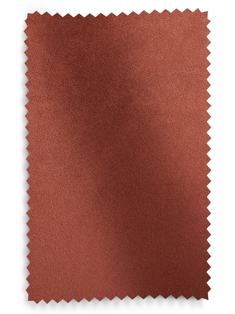 Soft Velvet Rust Brown Wilson Storage Footstool - Image 7 of 7