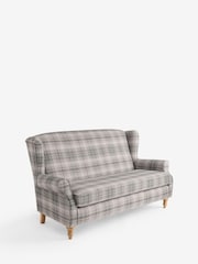 Versatile Check Nevis Grey Sherlock 3 Seater Sofa - Image 8 of 9