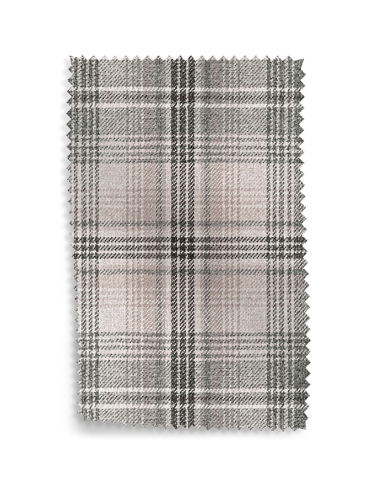 Versatile Check Nevis Grey Sherlock 3 Seater Sofa - Image 9 of 9