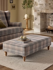 Versatile Check Nevis Grey Sherlock Storage Coffee Table - Image 1 of 11