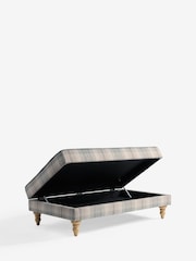 Versatile Check Nevis Grey Sherlock Storage Coffee Table - Image 6 of 11