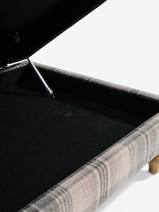 Versatile Check Nevis Grey Sherlock Storage Coffee Table - Image 9 of 11