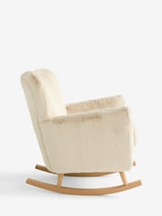 Oslo Faux Fur Light Natural Wilson Rocking Chair - Image 7 of 9
