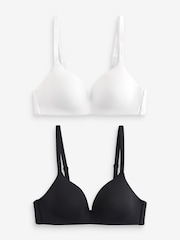 Boux Avenue Non Wired Plunge Bras 2 Pack - Image 1 of 3