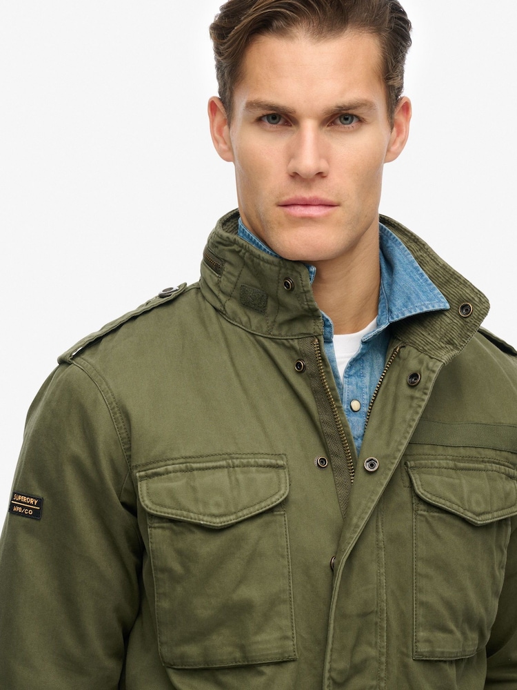 Superdry Green Rookie Field Jacket - Image 4 of 6