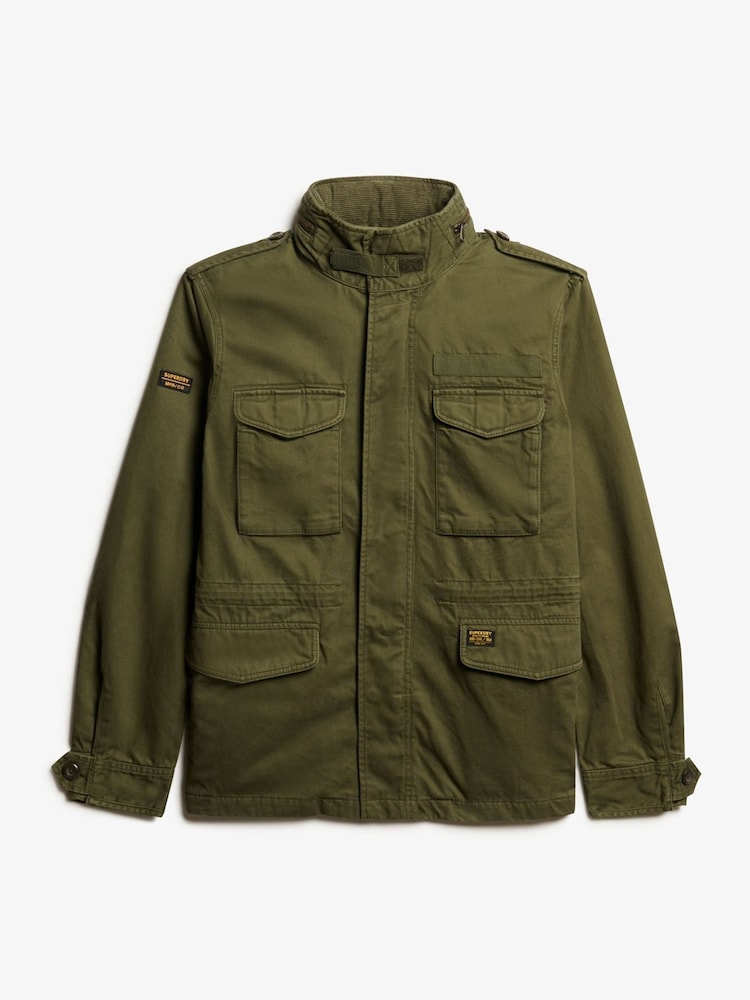 Superdry Green Rookie Field Jacket - Image 5 of 6