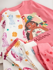 Red/Ecru Moana Snuggle Pyjamas 2 Pack (9mths-10yrs) - Image 10 of 10