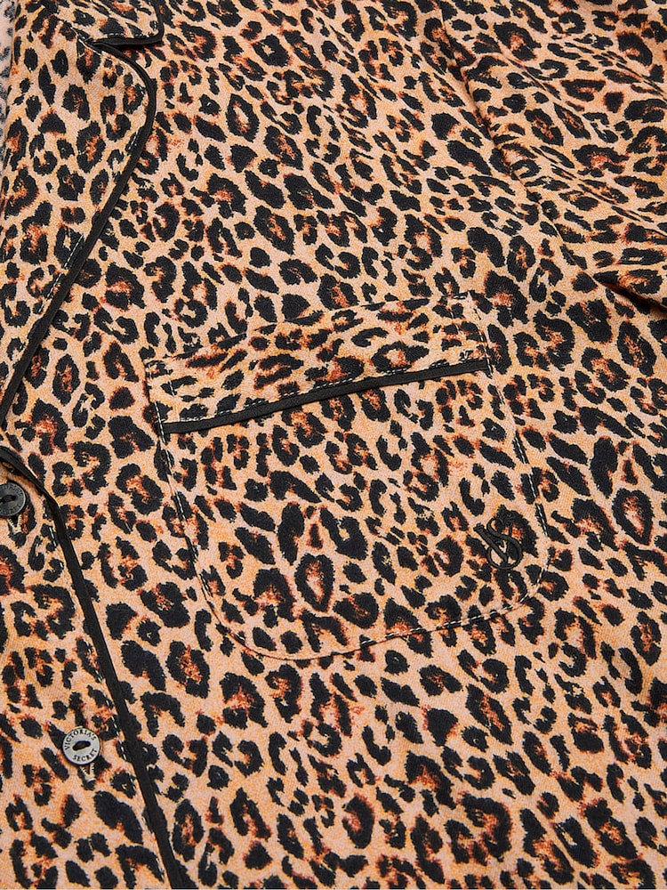 Victoria's Secret Marzipan Leo Black Flannel Long Pyjamas Set - Image 4 of 4 Victoria's Secret Marzipan Leo Black Flannel Long Pyjamas Set - Image 4 of 4