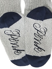 Victoria's Secret PINK Heather Grey Slouch Socks - Image 2 of 2