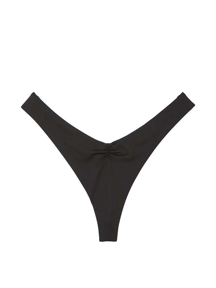 Victoria's Secret Black Thong Bikini Bottoms - Image 3 of 3
