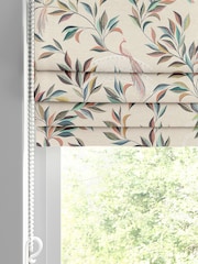 Sara Miller Stone Natural Ornamental Peacock Made to Measure Roman Blind - Image 2 of 6