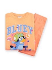 Character Orange 100% Cotton Sweatshirt And Shorts Set - Image 11 of 12