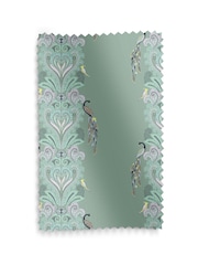 Sara Miller Sage Green Peacock Filigree Made to Measure Roman Blind - Image 6 of 6
