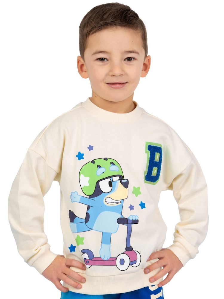 Bluey Character Sweatshirt And Shorts Set - Image 4 of 11