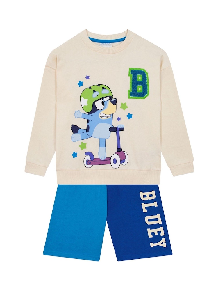 Bluey Character Sweatshirt And Shorts Set - Image 6 of 11