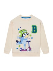 Character Cream 100% Cotton Sweatshirt And Shorts Set - Image 7 of 11