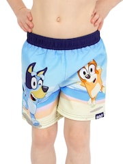 Character Blue Bingo Swimming 100% Cotton Trunks - Image 1 of 10