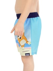 Character Blue Bingo Swimming 100% Cotton Trunks - Image 4 of 10