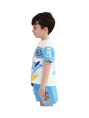 Character Blue PAW Patrol Chase 100% Cotton T-Shirt And Shorts Set - Image 5 of 12