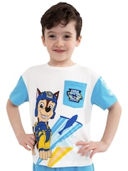 Character Blue PAW Patrol Chase 100% Cotton T-Shirt And Shorts Set - Image 6 of 12