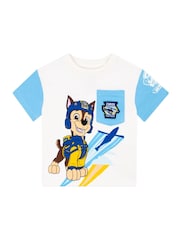 Character Blue PAW Patrol Chase 100% Cotton T-Shirt And Shorts Set - Image 8 of 12