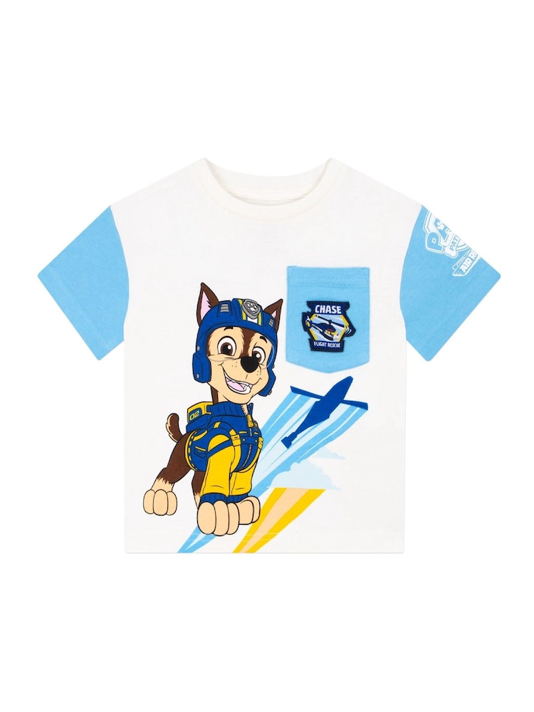 Character Blue PAW Patrol Chase 100% Cotton T-Shirt And Shorts Set - Image 8 of 12