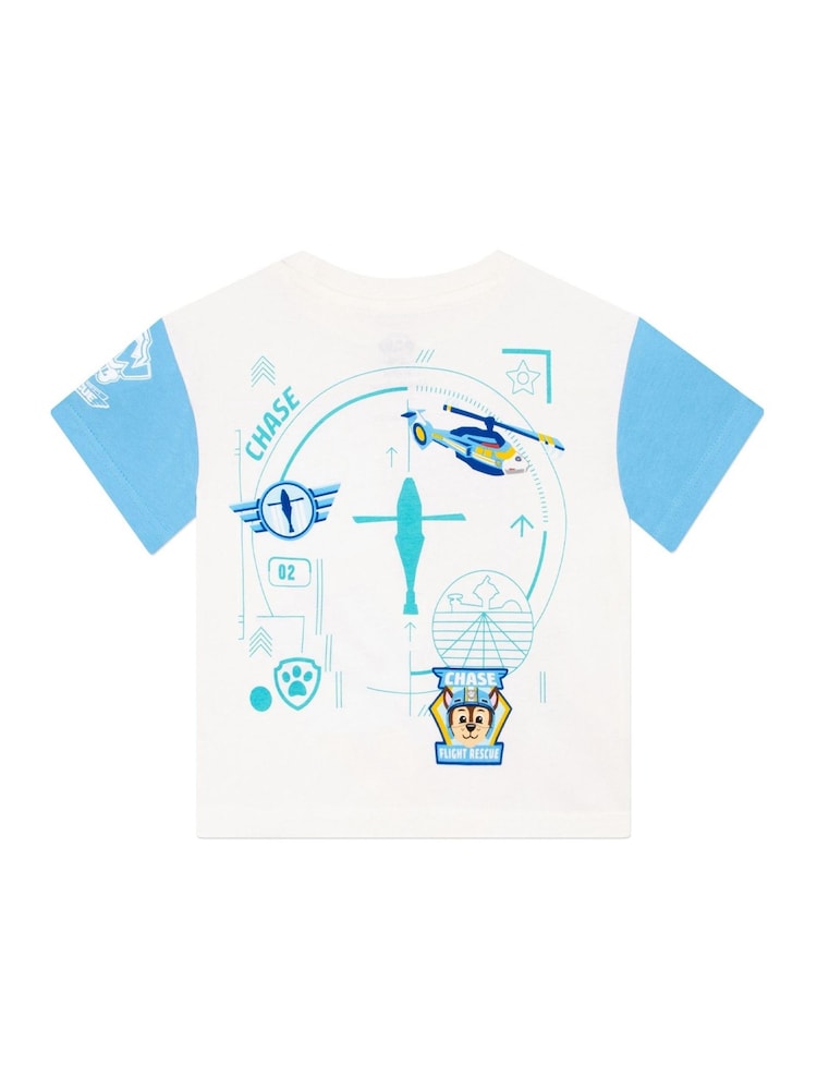 Character Blue PAW Patrol Chase 100% Cotton T-Shirt And Shorts Set - Image 9 of 12