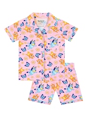 Character Bluey Button Up 100% Cotton Pyjamas - صورة 1 من 5